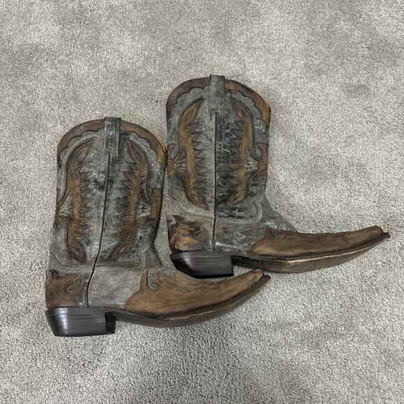 Stetson Cowboy Boots All Leather Handmade US Size 11.5 D main image 3